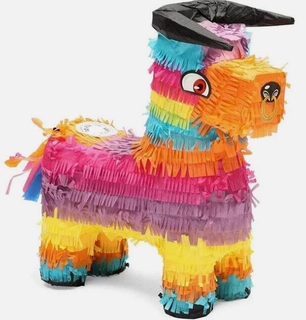 Rainbow Bull Pinata